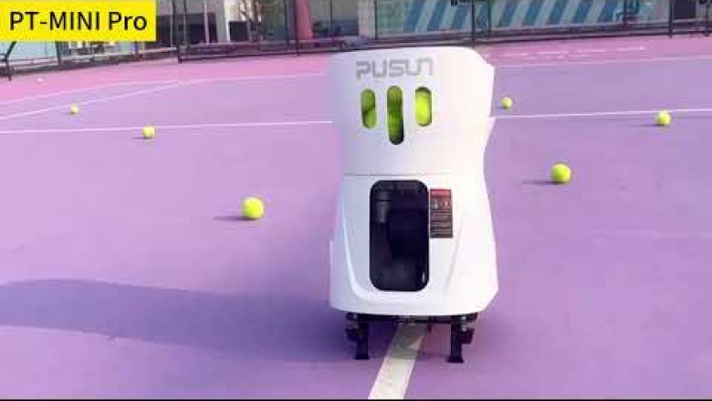 PUSUN Tennis Ball Machine New Design PT-MINI Pro