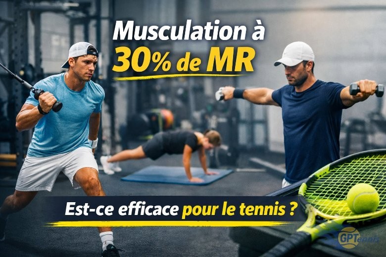 🏋️‍♂️ Musculation à 30% de MR : est-ce efficace pour un joueur de tennis ?