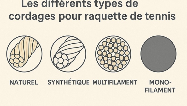 Les différents types de cordages pour raquette de tennis