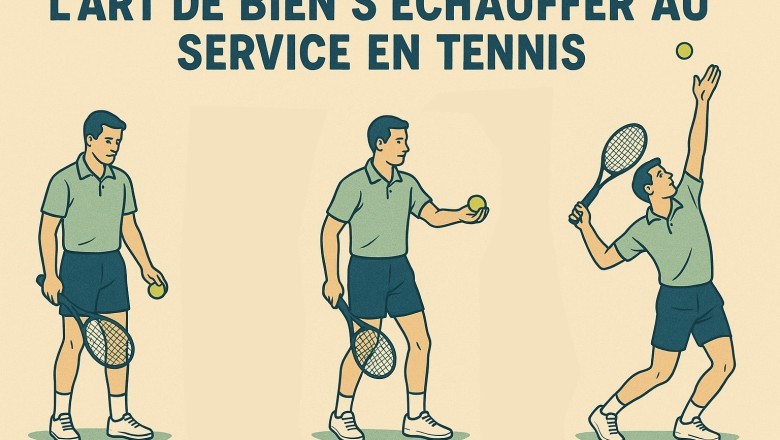 L'art de bien s'échauffer au service en tennis