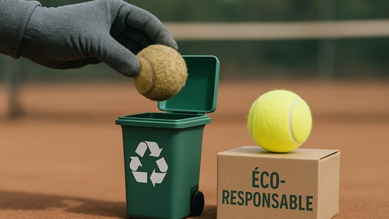 Que deviennent les balles de tennis après leur utilisation ?