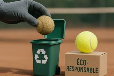 Que deviennent les balles de tennis après leur utilisation ?