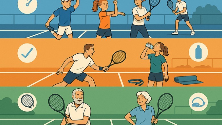 Prévenir les blessures au tennis à chaque âge