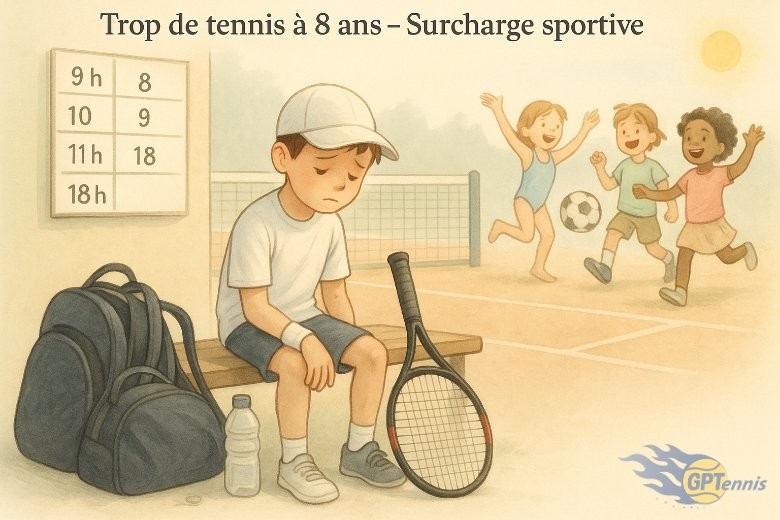 Pourquoi trop de tennis chez les 8-10 ans peut freiner leur développement sportif (et personnel)