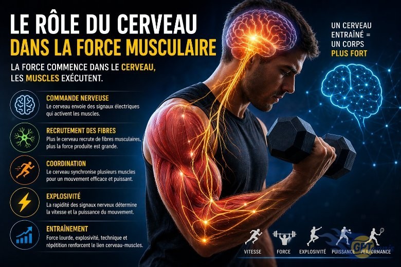 Le rôle du cerveau dans la force musculaire : ce que la science révèle