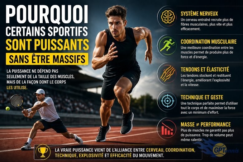 Pourquoi certains sportifs sont puissants sans être massifs : la vraie explication