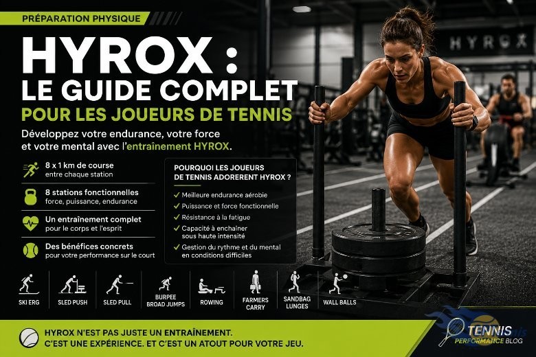 HYROX et Tennis : Pourquoi les Joueurs de Tennis s’Intéressent de Plus en Plus au HYROX